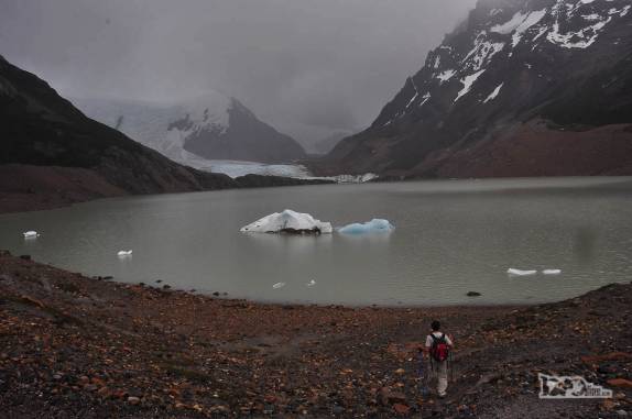 Chegando à Laguna Torre, no Parque Nacional Los Glaciares, perto de El Chaltén, na Argentina